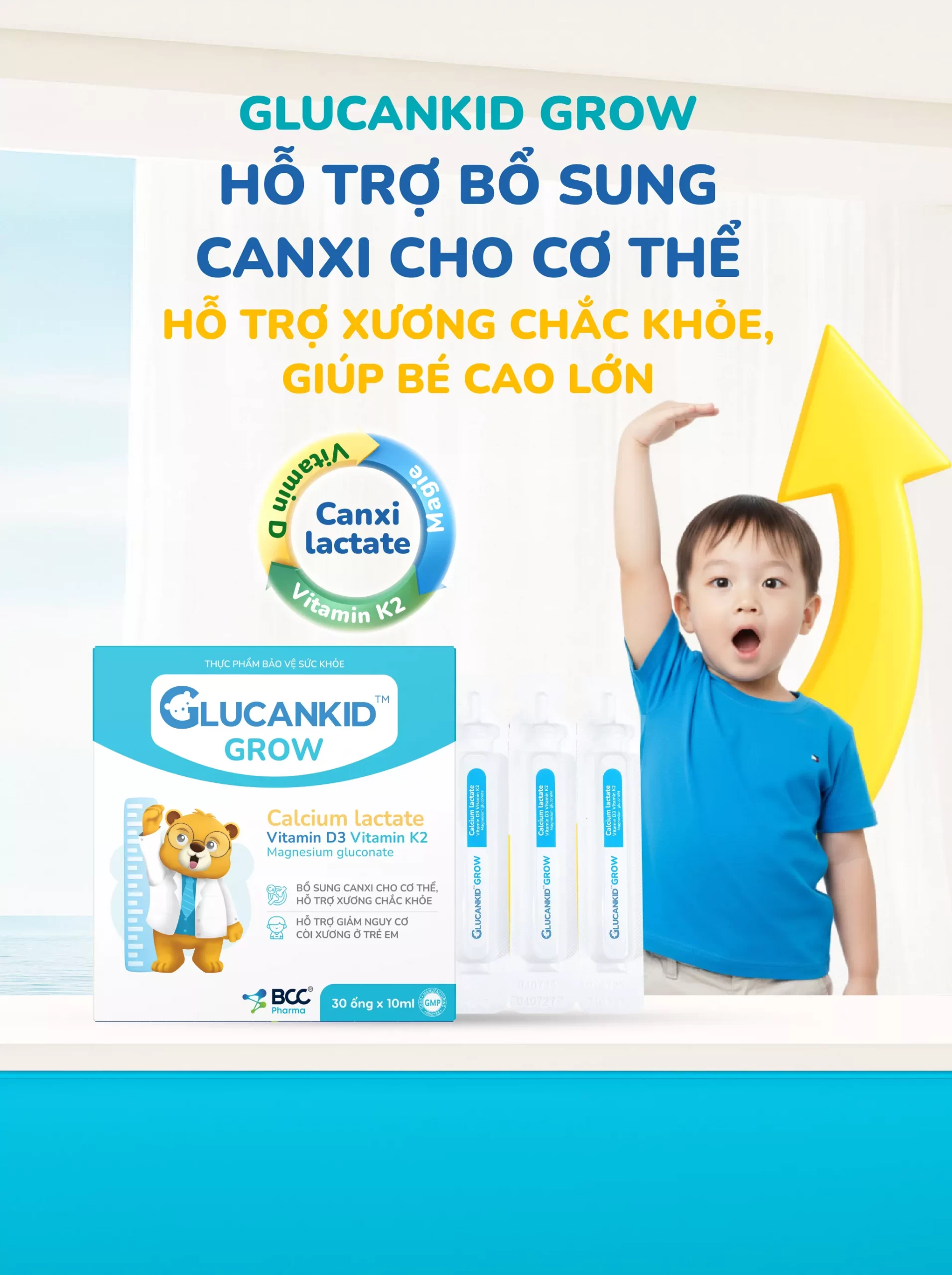 canxi dạng ống cho bé