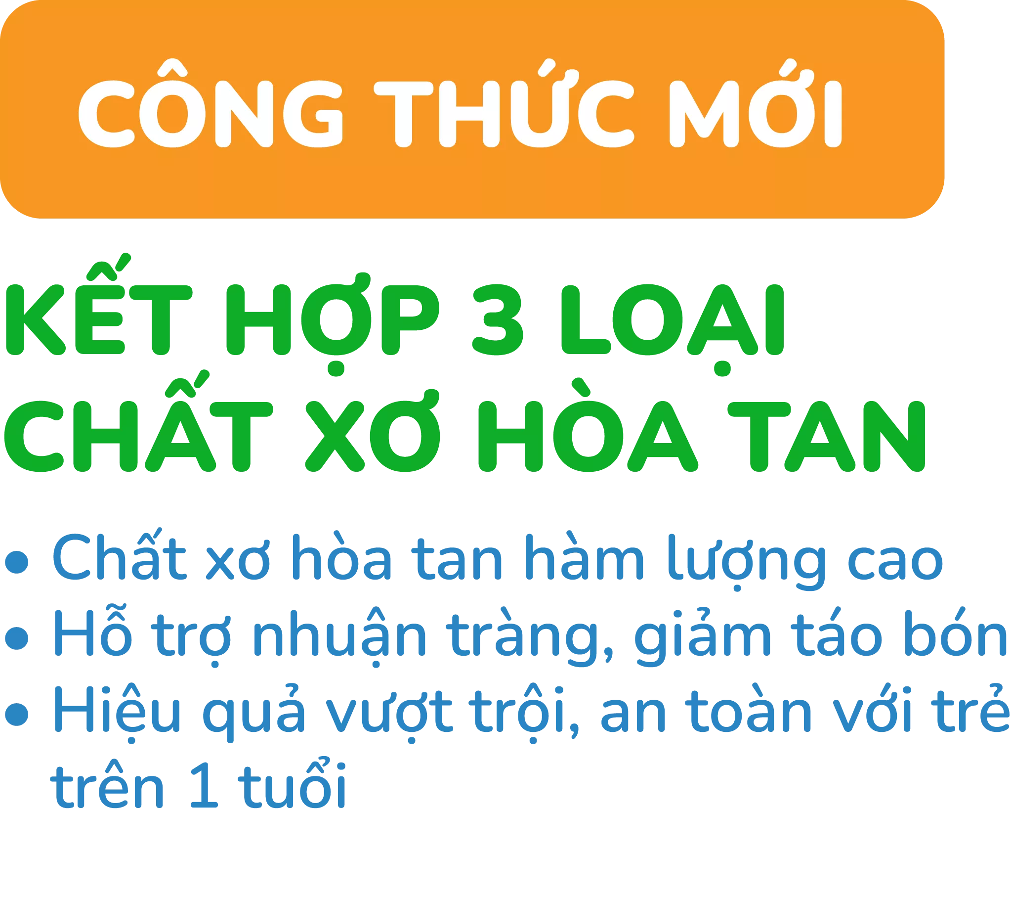 chất xơ hòa tan cải thiện táo bón