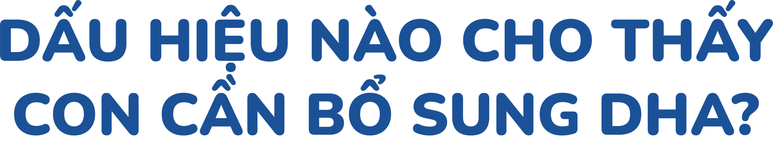 dấu hiệu bé thiếu dha