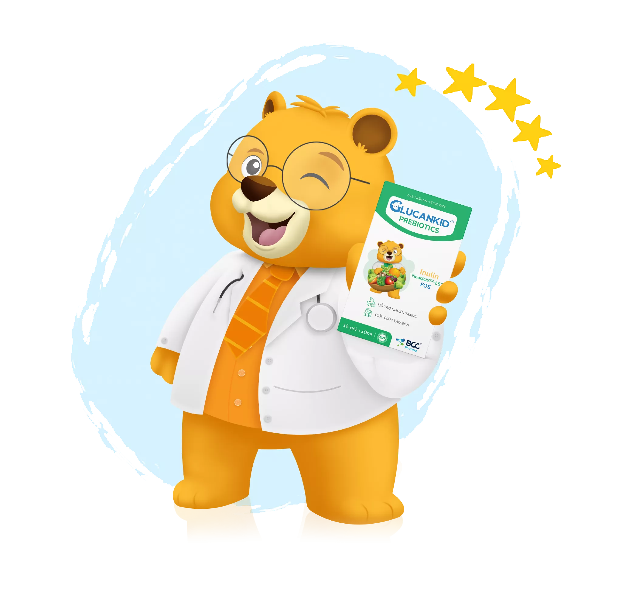 gấu cầm chất xơ