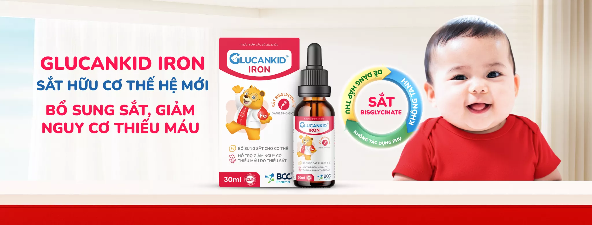 sắt hữu cơ cho bé 3 tháng tuổi