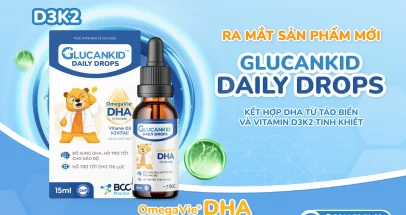 Glucankid Daily Drops - sản phẩm mới của Glucankid