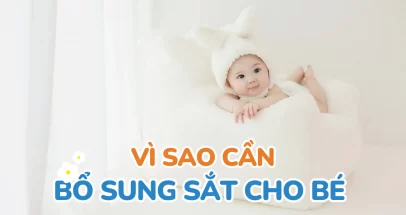 Vì sao cần bổ sung sắt cho bé