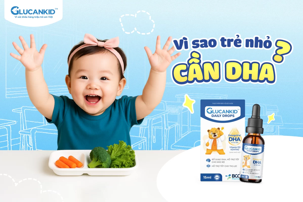 Vì sao trẻ cần bổ sung DHA