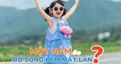 Một năm bổ sung kẽm mấy lần